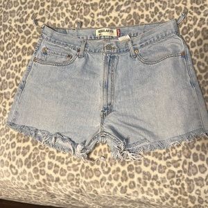 Vintage Levi’s Women’s Light Wash Jean Shorts